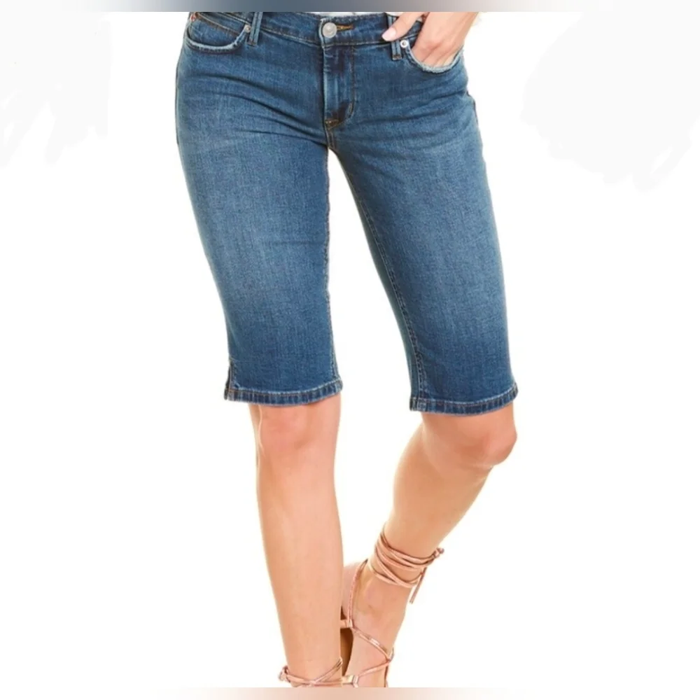 Hudson Jorts Blue Denim Knee Viceroy 5-Pocket Style Jean Shorts 30 *NWOT
